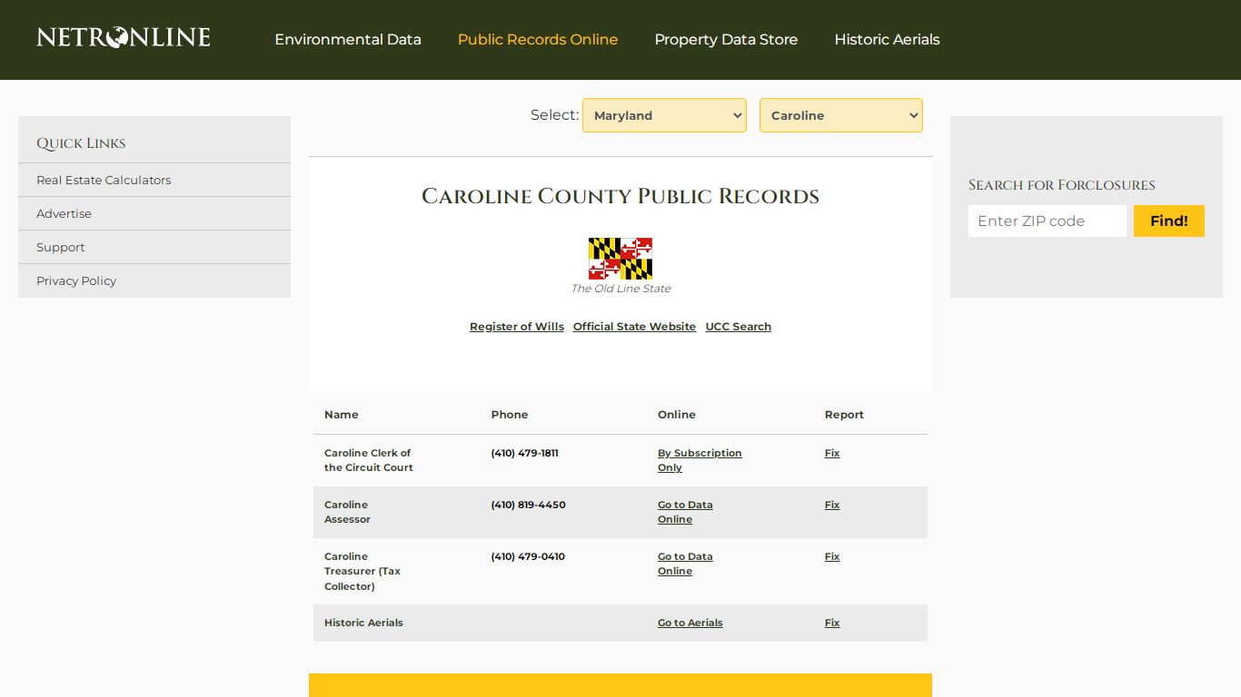 Caroline County Public Records - NETROnline.com
